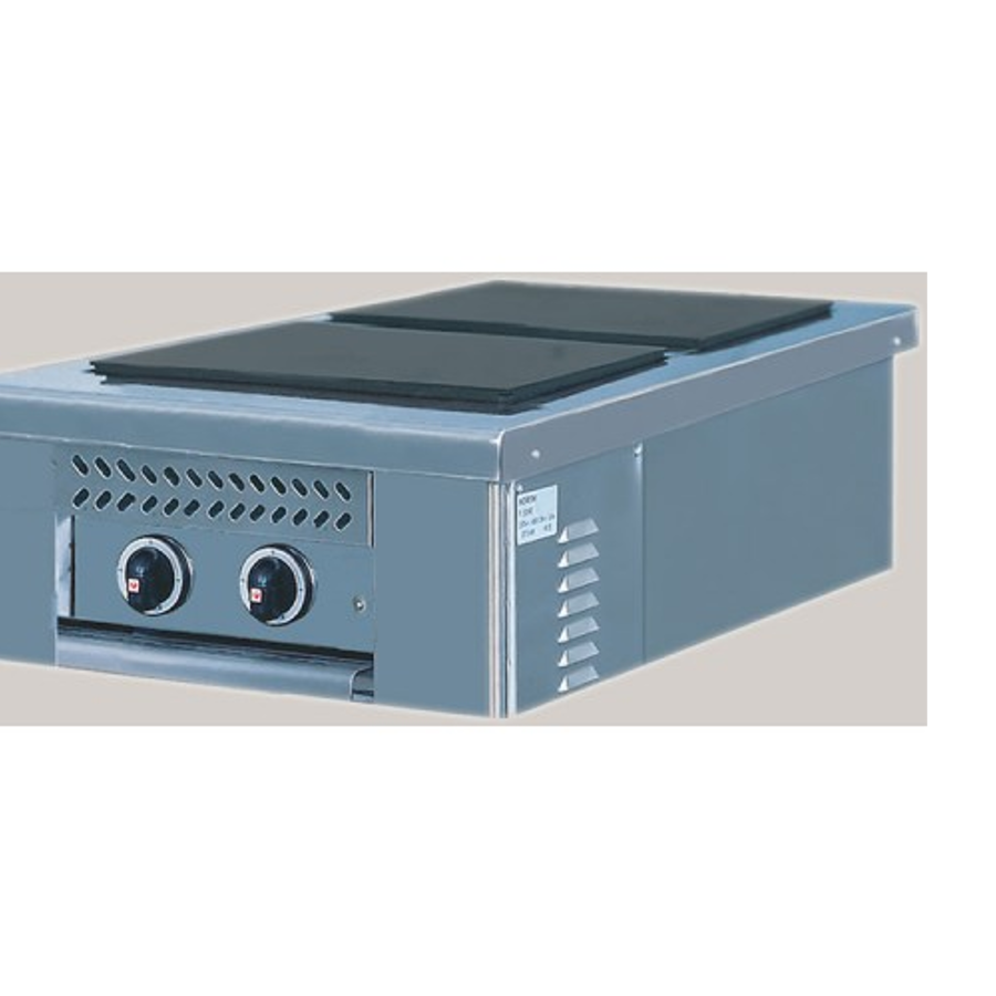 Εστία Κουζίνα ηλεκτρική με 2 εστίες 30χ30 ηλεκτρική επιτραπέζια NORTH E2B