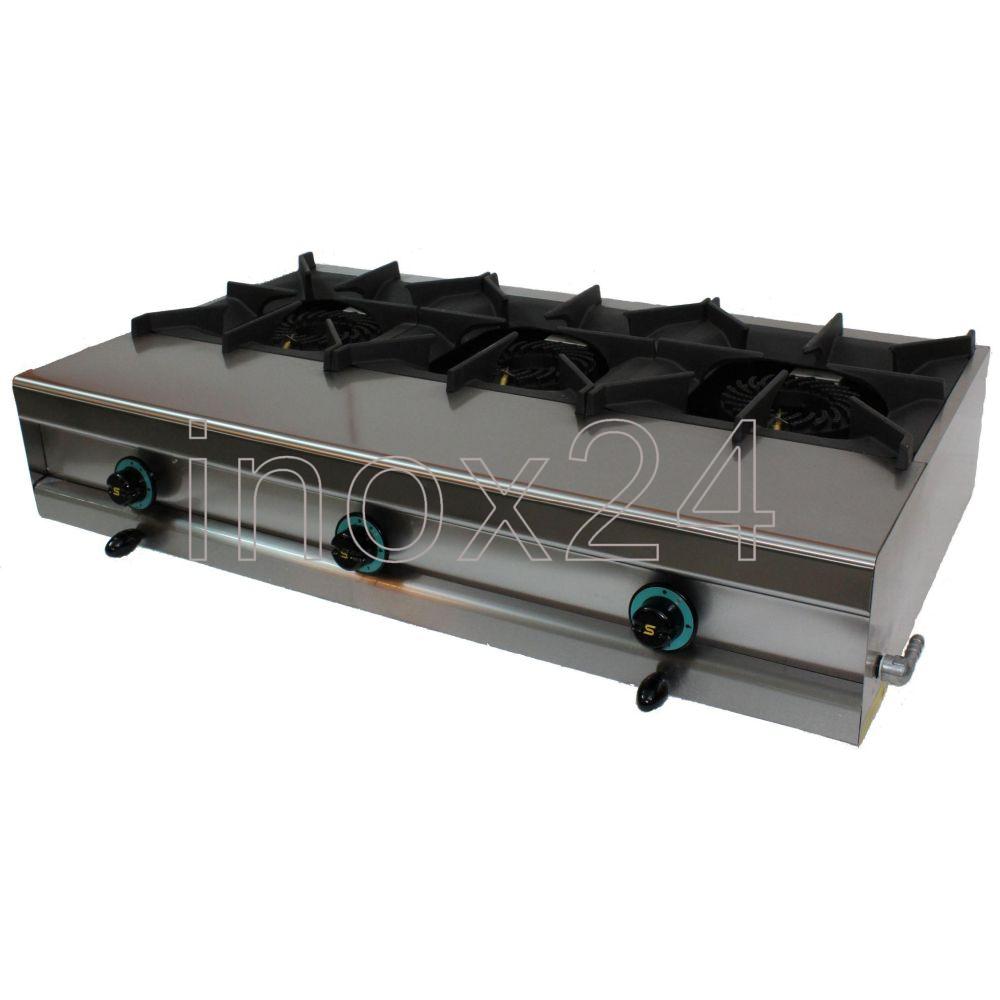 Φλόγιστρο Eστία Αερίου-υγραερίου με 3 εστίες με μαντέμι FL36