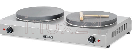 Κρεπιέρα ηλεκτρική διπλή Ø40cm Ελληνική Vimitex