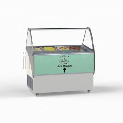 Βιτρίνα ψυγείο παγωτού CRYSTAL ELEGANTE