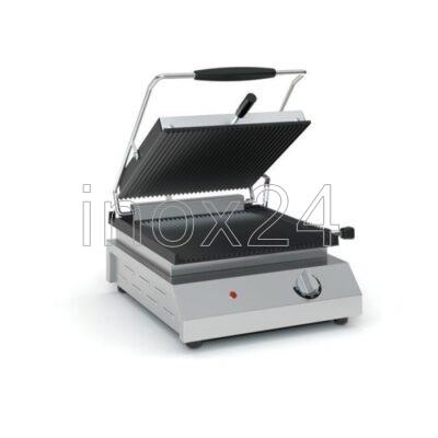 Τοστιέρα μονή ραβδωτή/λεία T307 Διάσταση Κάτω Πλάκας: 31x31cm Ελληνική