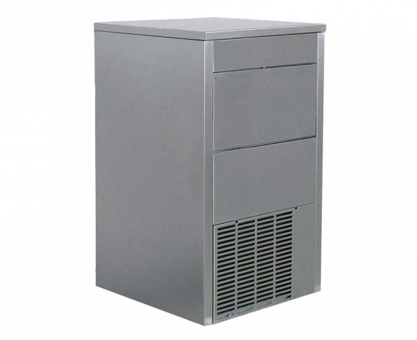 Παγομηχανή ψεκασμού επαγγελματική 28 κιλών για παγάκι με τρύπα.