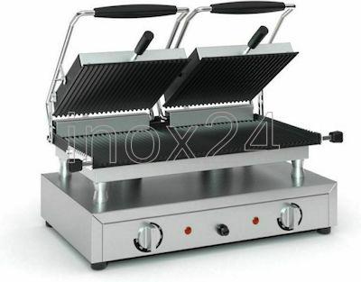 Τοστιέρα Διπλή T 405 Διάσταση Κάτω Πλάκας: 440x240mm Ελληνικη