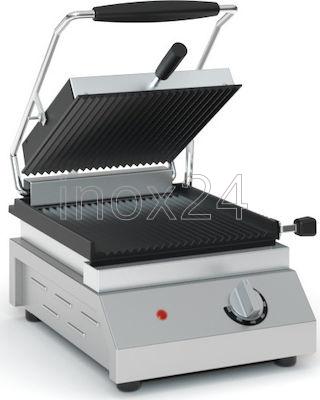 Τοστιέρα Μονή ραβδωτή/λεία Τ302 Μονοφασικη Διάσταση Κάτω Πλάκας:240x220 mm Ελληνικη