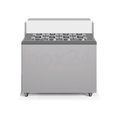 Ψυγείο Παγωτού pozzeti CRYSTAL (8 Γεύσεων + 6 Αποθήκης)