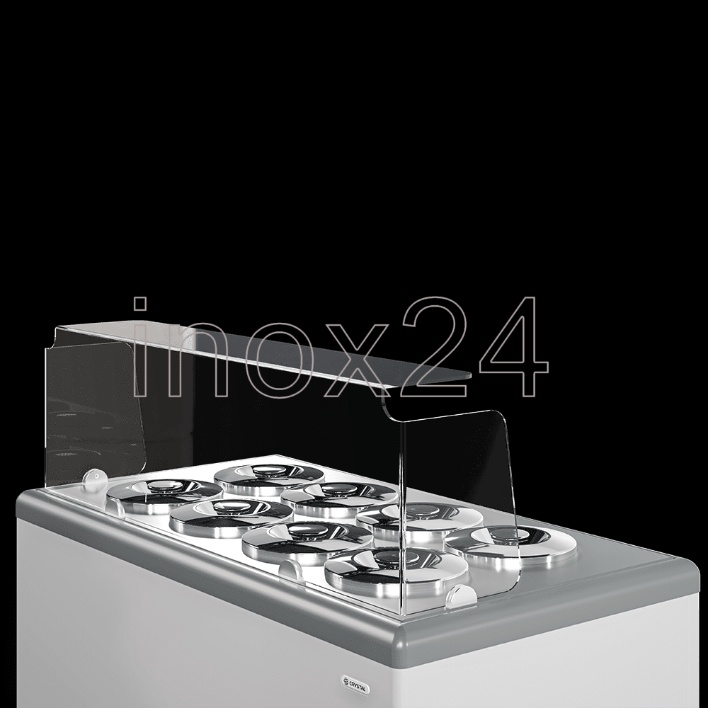 Ψυγείο Παγωτού pozzeti CRYSTAL (8 Γεύσεων + 6 Αποθήκης) - Image 4