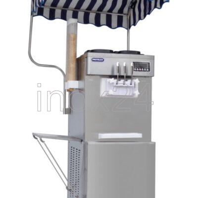 Μηχανή παγωτού soft επαγγελματική 300 χωνάκια/ώρα με αντλία διόγκωσης – 2+1 γεύσεις