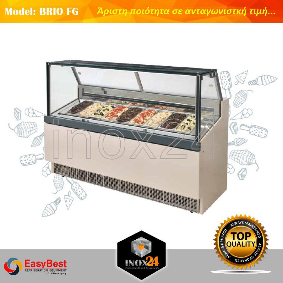 Βιτρίνα Παγωτού EASYBEST (model: BRIO FG). Βεβιασμένης ψύξης. - Image 2