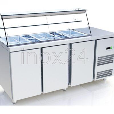 Ψυγείο βιτρίνα σαλατών με μηχανή οικονομία στο ρεύμα έως 35% ATS