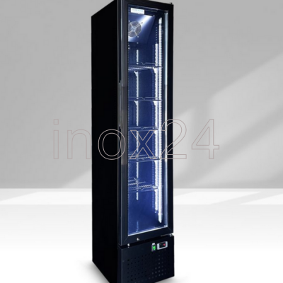 Ψυγείο αναψυκτικών slim μαύρο