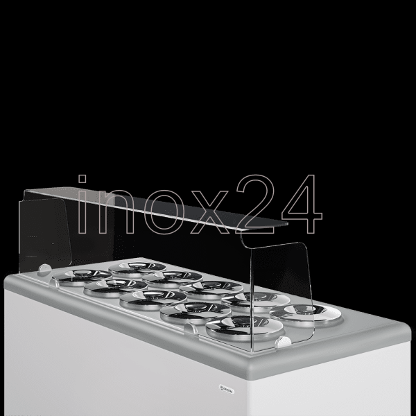 Ψυγείο Παγωτού pozzeti CRYSTAL (10 Γεύσεων + 8 Αποθήκης) - Image 4