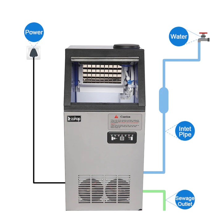 Παγομηχανή , 68kg/24H με αποθήκευση 10kg - Image 5