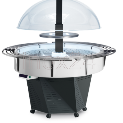 Bιτρίνα τυριών και αλλαντικών SCA φωτιζόμενη περιφερειακά 128x128x168