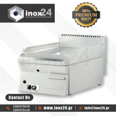 Ψησταριά υγραερίου πλατό νερού ανοξείδωτο θερμοστατικό