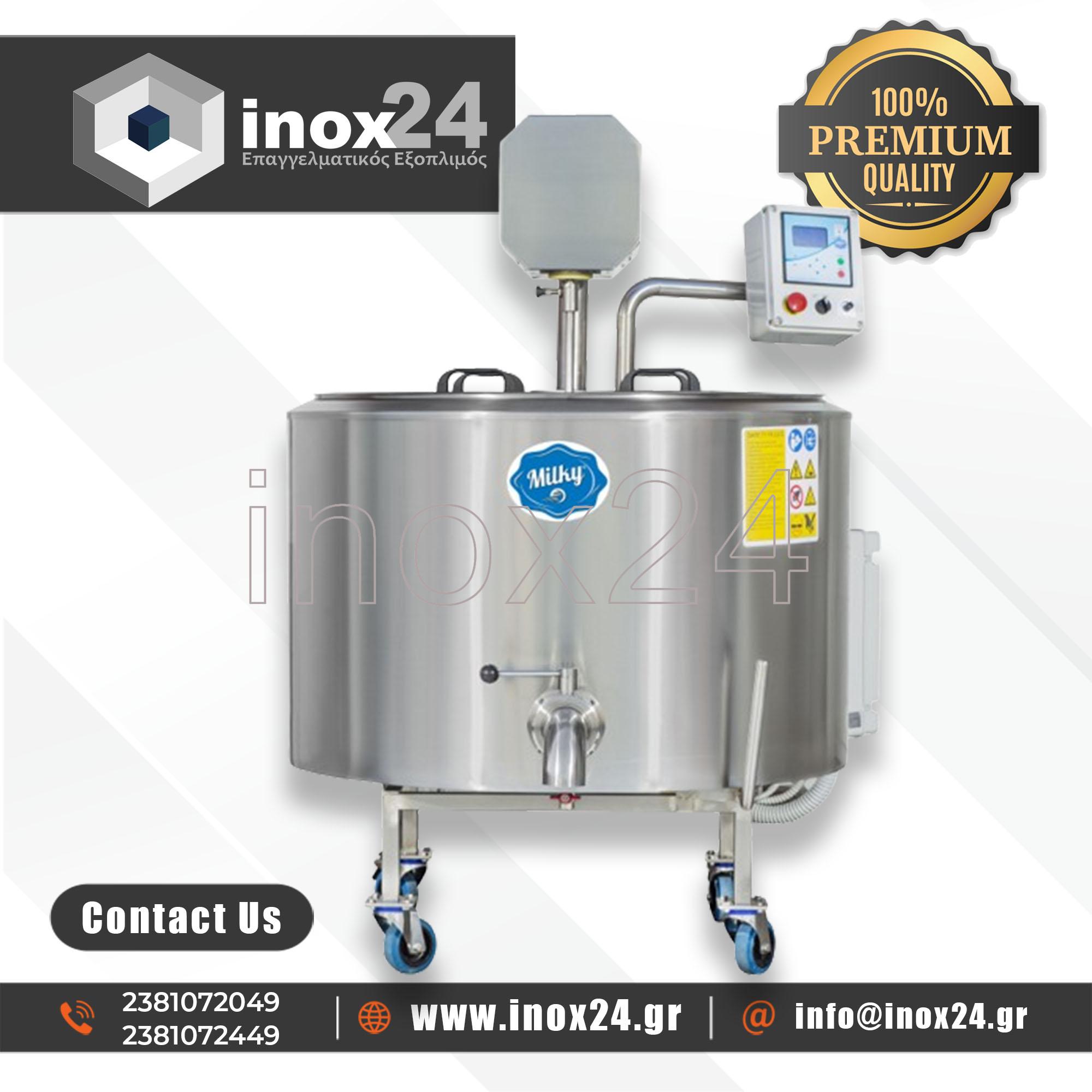 Παστεριωτής Milky 300 lt FJ 300 OTF (ανοιχτό σύστημα) Αυστρίας