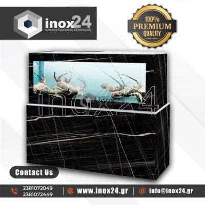 Βιτρίνα ενυδρείο εκθετήριο ζωντανών θαλασσινών