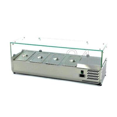 Ψυγείο βιτρίνα επιτραπέζια/πίτσας 4GN 138x38x50cm DMX