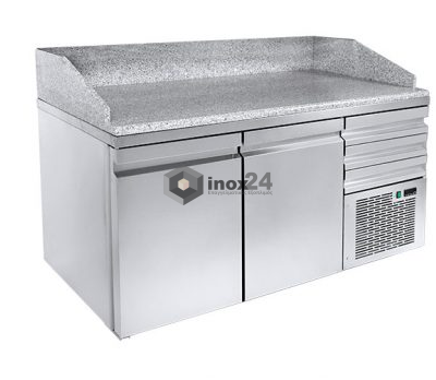 Ψυγείο Πάγκος συντήρησης Πίτσας με Γρανίτη
