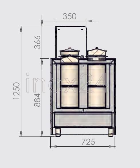 Ψυγείο Βιτρίνα παγωτού Pozzetti Table ΑTS - Image 3