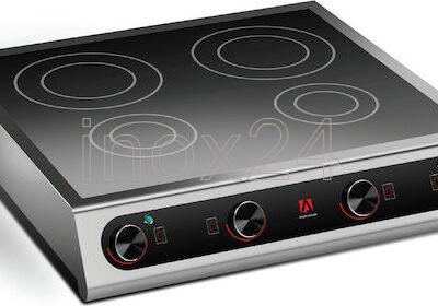 Ηλεκτρική επαγωγική επιτραπέζια εστία τετραπλή KRC