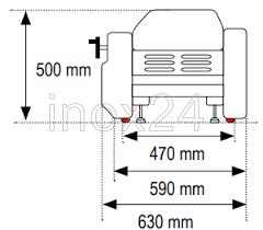 Σφολιατομηχανή επιτραπέζια Ιταλική με ηλεκτροκίνητους ιμάντες και αντιστροφή φοράς μέσω χειροκίνητης μανέλας - Image 2