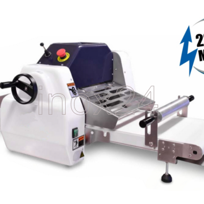 Σφολιατομηχανή επιτραπέζια Ιταλική με ηλεκτροκίνητους ιμάντες και αντιστροφή φοράς μέσω χειροκίνητης μανέλας