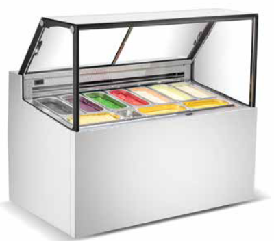 Επαγγελματική Επιδαπέδια Βιτρίνα Παγωτού – Gelato Showcase