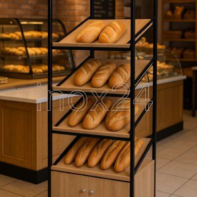 Αρτοθήκη/Βιτρίνα κατασκευής μας σε διάφορες διαστάσεις