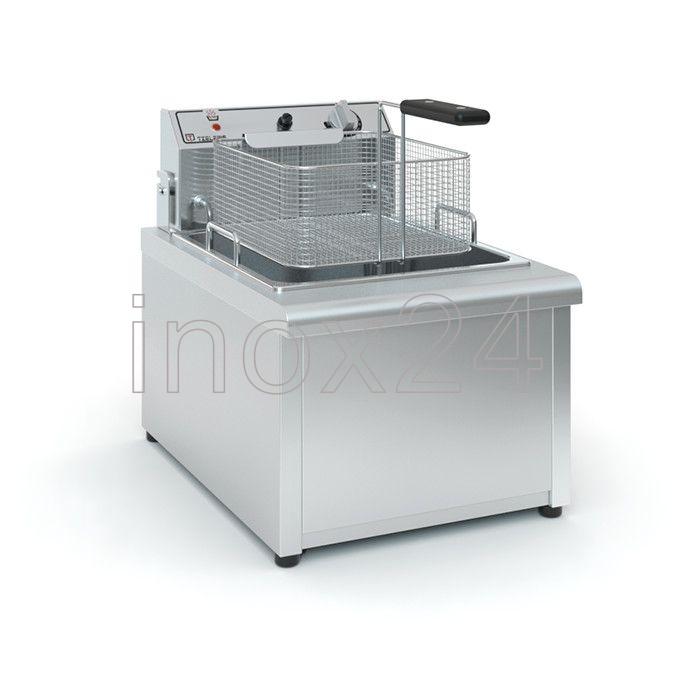 Επαγγελματική φριτέζα μονή με λεκανάκι 8-10LT 380V Ελληνική