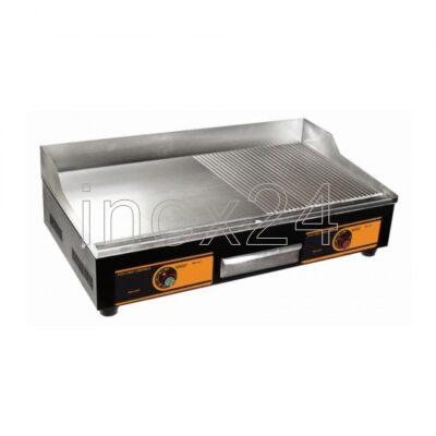 Grill νερου και πλατώ ηλεκτρικό μισό λείο μισό ραβδωτό
